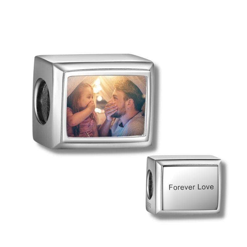 custom CHARMS Engraved Personalized Photo Charm