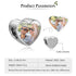 custom CHARMS Gem Heart Personalized Photo Charm