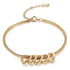CUSTOM CHARMS Gold Name Bracelet