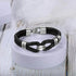 custom charms Leather Engraving Bracelet