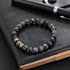 custom CHARMS Personalized Malachite Stone Bracelet