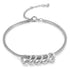 custom CHARMS Silver Name Bracelet