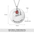 custom Necklace Birthstone Stainless Steel Necklace