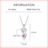 custom Necklace Double Heart Birthstone & Engraved Necklaces