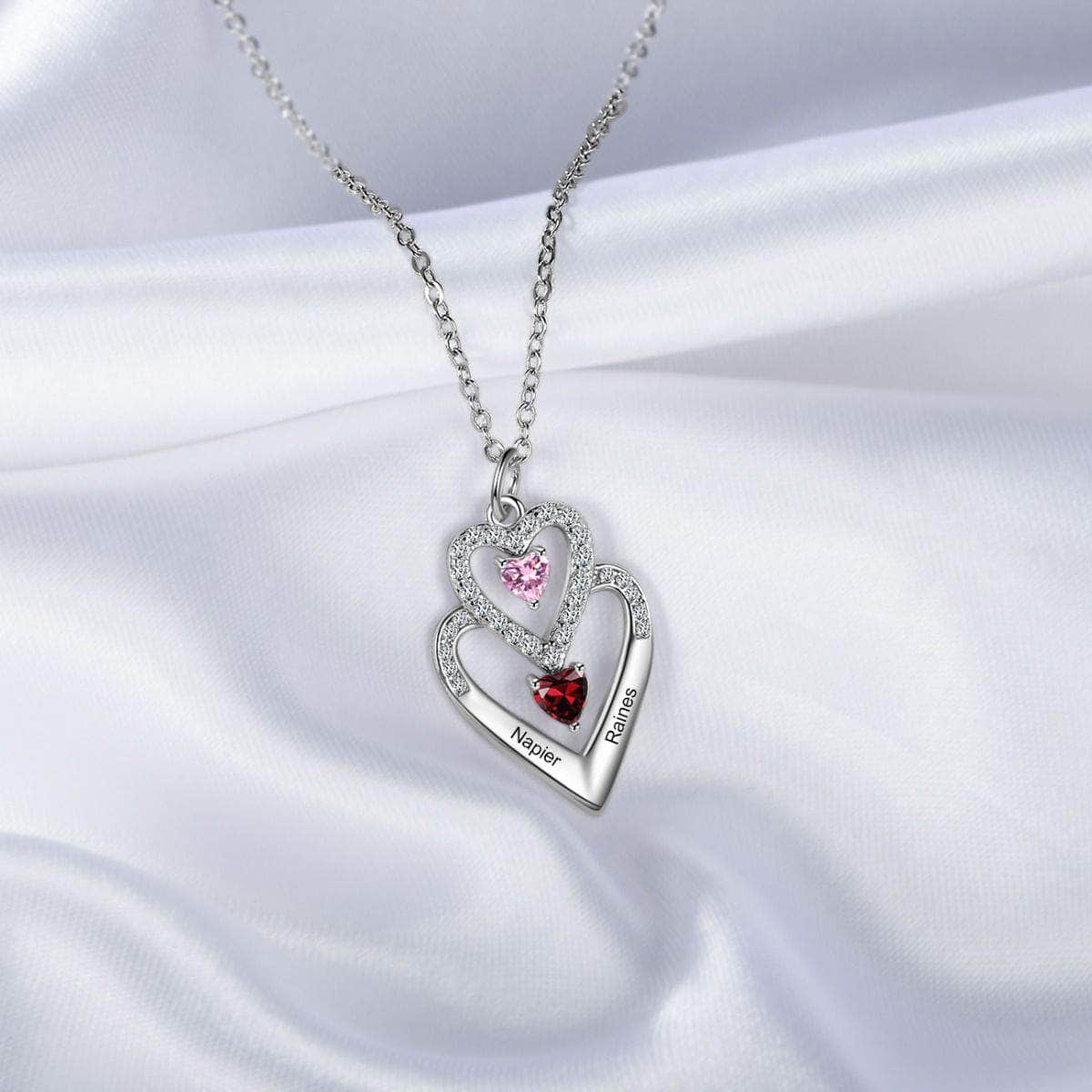 custom Necklace S925 Silver Heart Shape Necklace