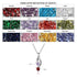 custom Necklace Silver Drop Birthstone & Engraved Necklace