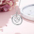 custom Necklace Stainless Steel Heart Shape Tree Necklace