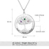 custom Necklace Sterling Silver Family Tree Name Necklace
