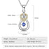 custom Necklace Twist Birthstone & Engraved Necklaces