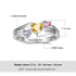 custom Rings 925 Sterling Silver Heart Birthstone Ring