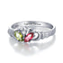 custom Rings Name Birthstone & Engraved Ring 101780