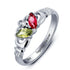 custom Rings Name Birthstone & Engraved Ring 101780