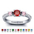 custom Rings Personalized Birthstone 925 Sterling Silver Ring
