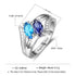 custom Rings Sterling Silver Birthstone Ring 000127