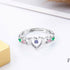 custom Rings Stone Birthstone & Engraved Ring