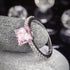 Delivery time 10 days Rings Silver Rings | Sterling Silver Pink 1.5 Ct