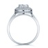 Delivery time 10 days Rings Sterling silver 1 Ct Round Ring