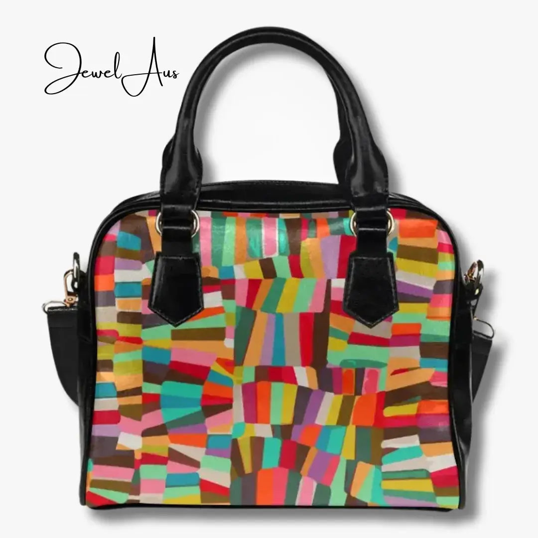 Inkedjoy Handbag Zig Zag Shoulder Handbag
