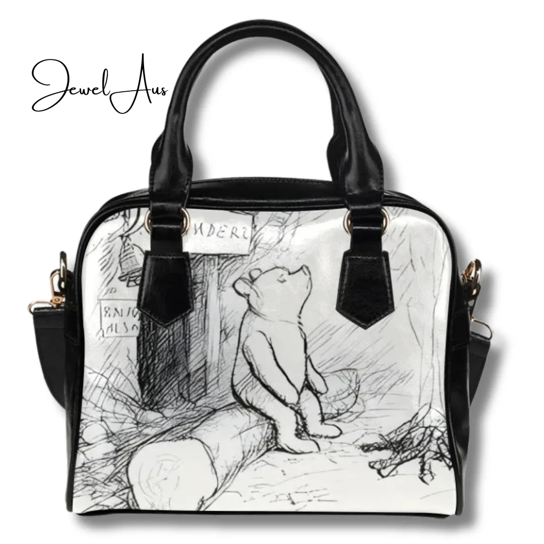 Inkedjoy handbags Classic Pooh Shoulder Handbag
