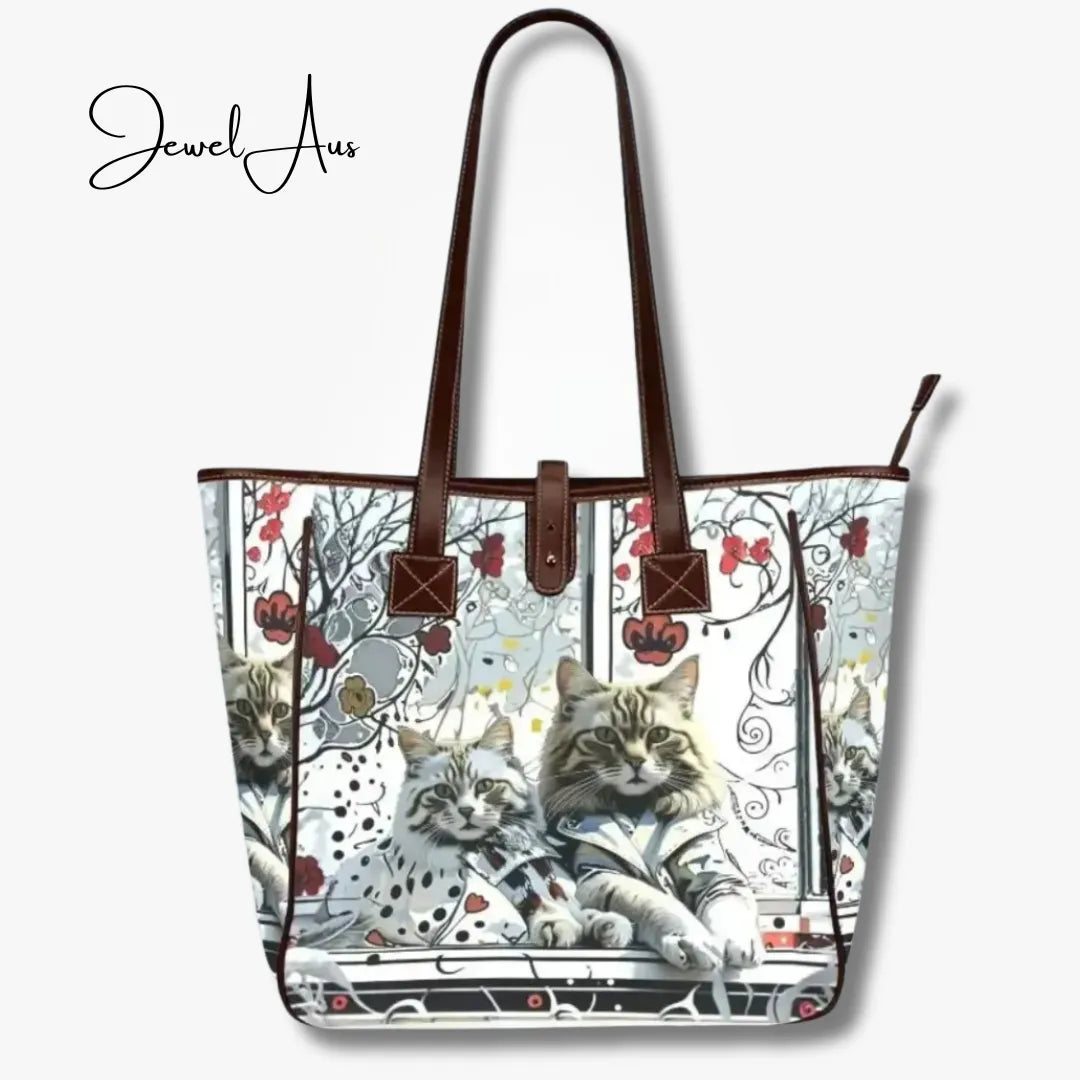 Inkedjoy handbags Classy Cat Classic Tote Bag
