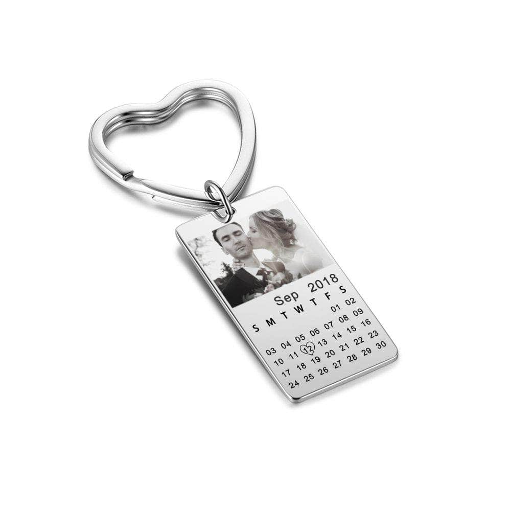 JEWEL AUS Keychains Custom Heart Shape Key Chain