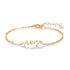 jewelaus Bracelet 925 Sterling Silver / 1 / Gold Plated Custom Name Bracelet