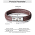 jewelaus Bracelet Brown Personalized Stainless Steel Bracelet