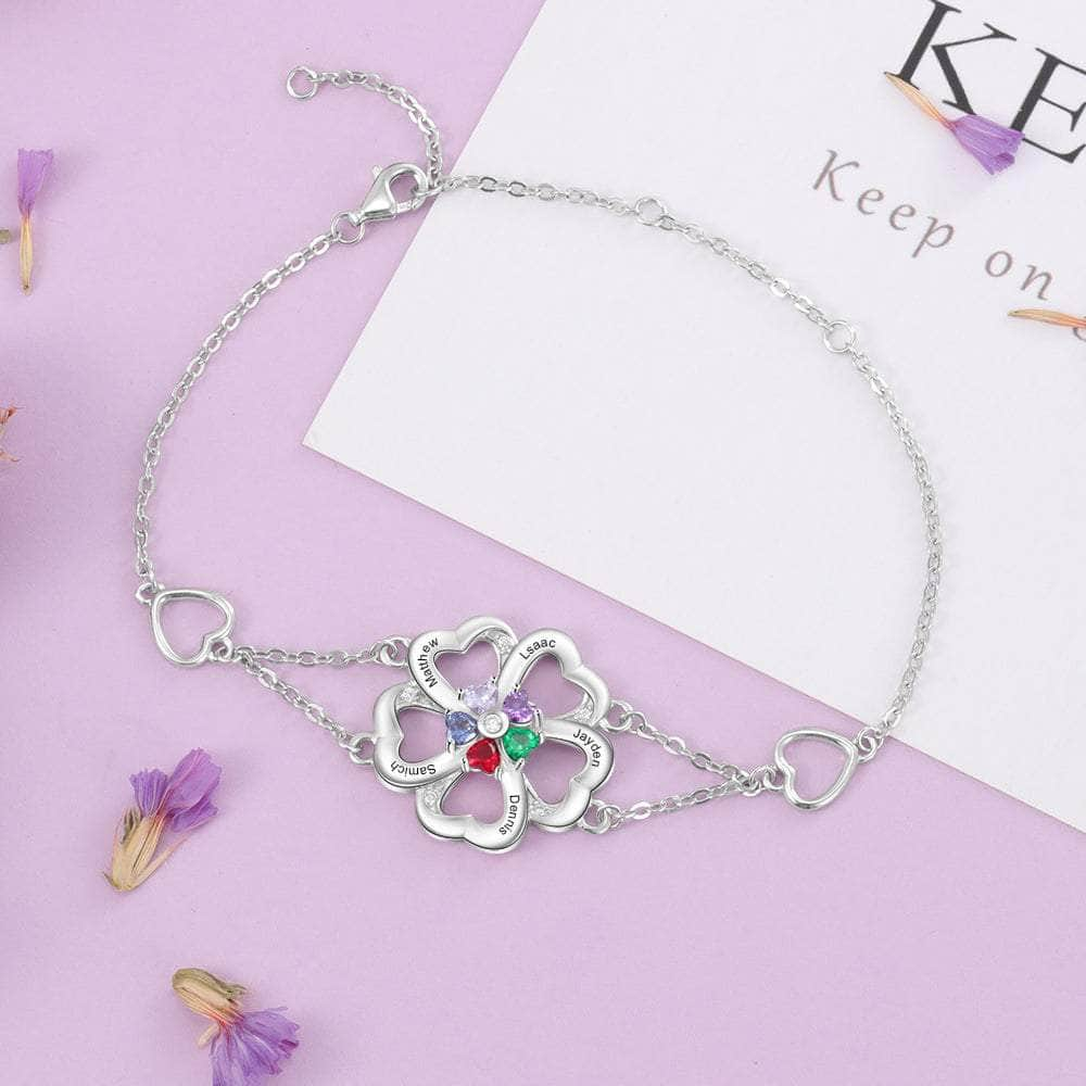 jewelaus Bracelet Flower Shape Bracelet