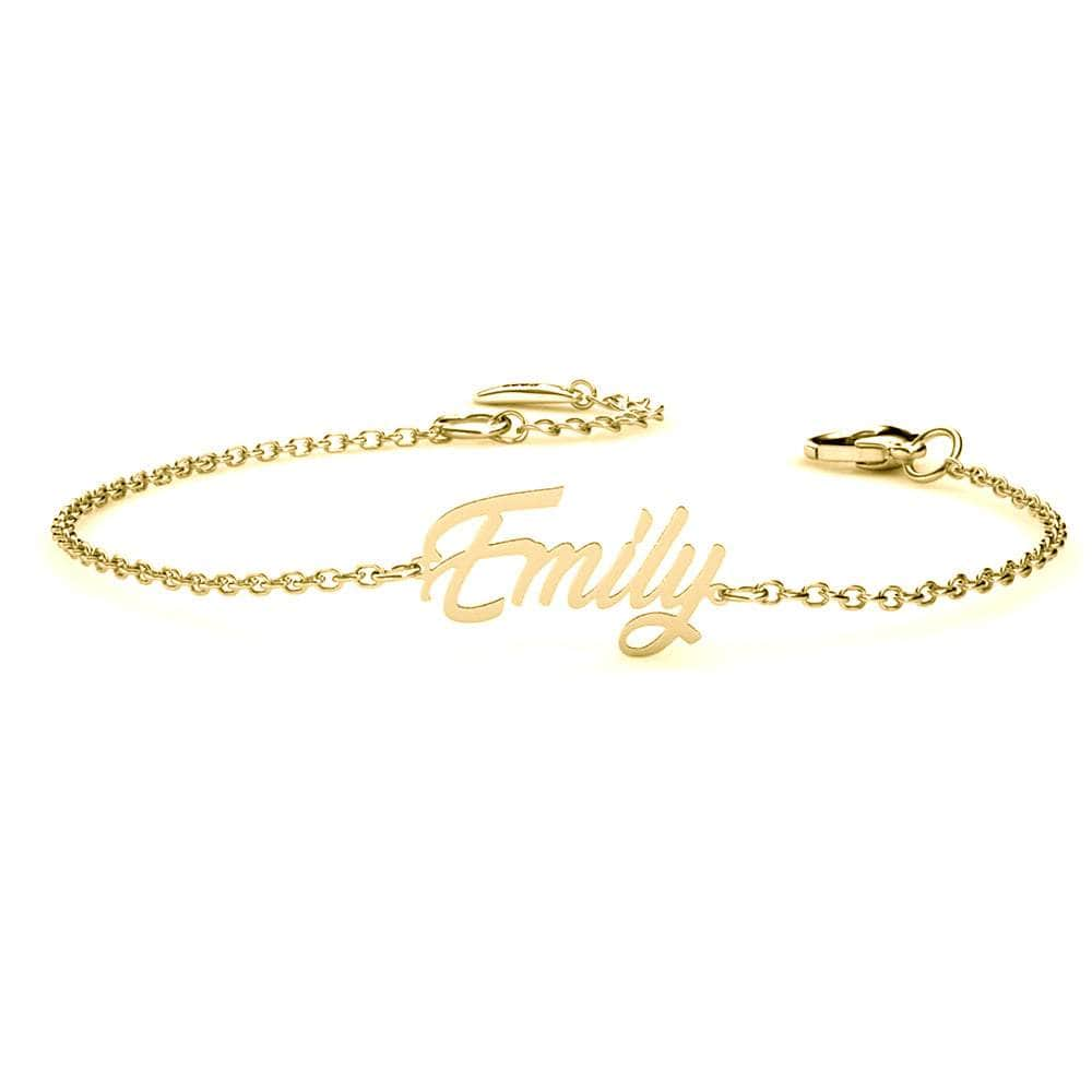 jewelaus Bracelet Gold Plated Custom Name Bracelet