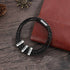 jewelaus Bracelet Square Beads Leather Bracelet