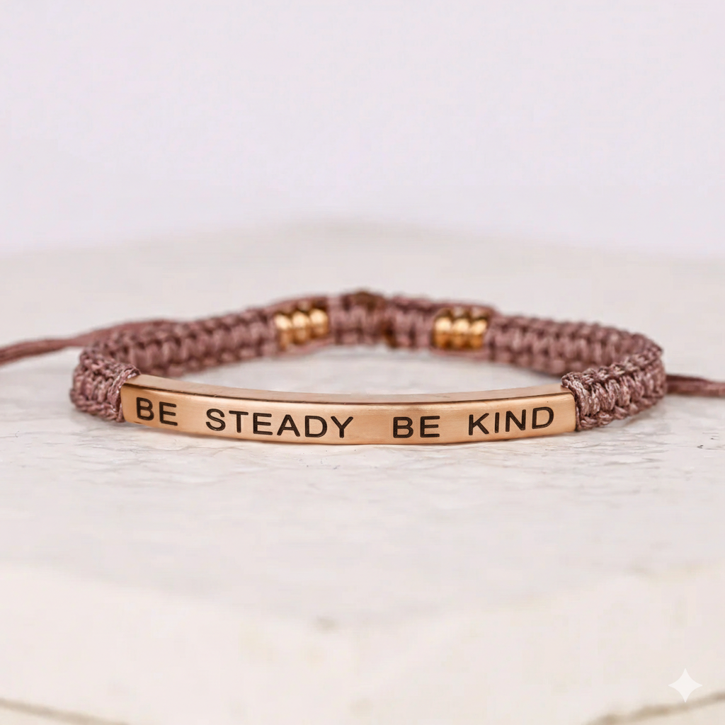 jewelaus BRACELETS BE STEADY BE KIND Cored Bracelet