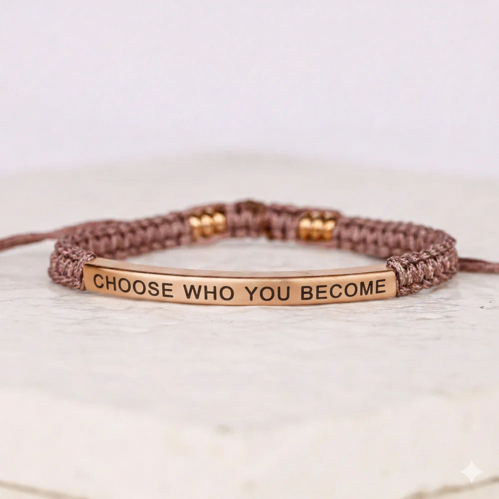 jewelaus BRACELETS CHOOSE WHO YOU BECOME Cored Bracelet