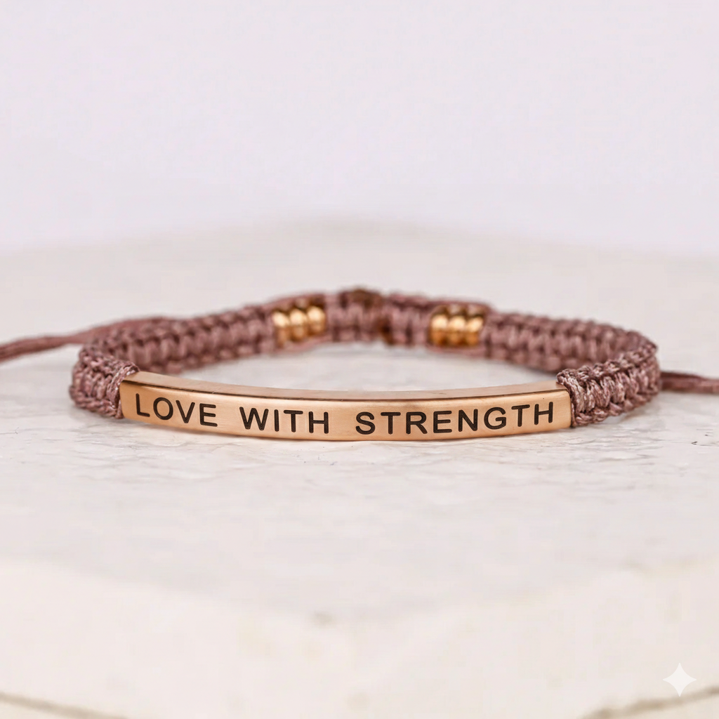 jewelaus BRACELETS LOVE WITH STRENGTH Cored Bracelet