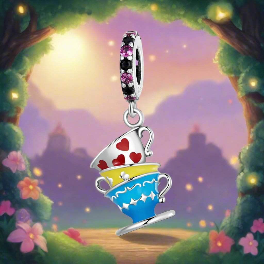 jewelaus CHARMS Alice Tea Party Charm