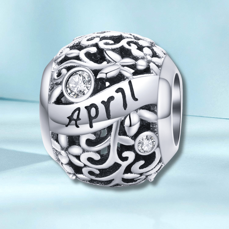 jewelaus CHARMS April Birthstone Charm