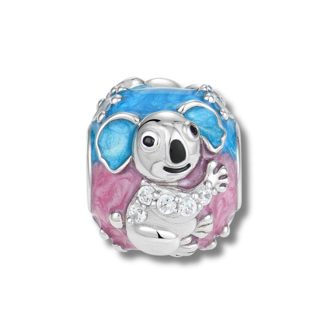 jewelaus CHARMS Blue and Pink Koala Bear Charm