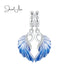 jewelaus CHARMS Blue Angle Wings Charm