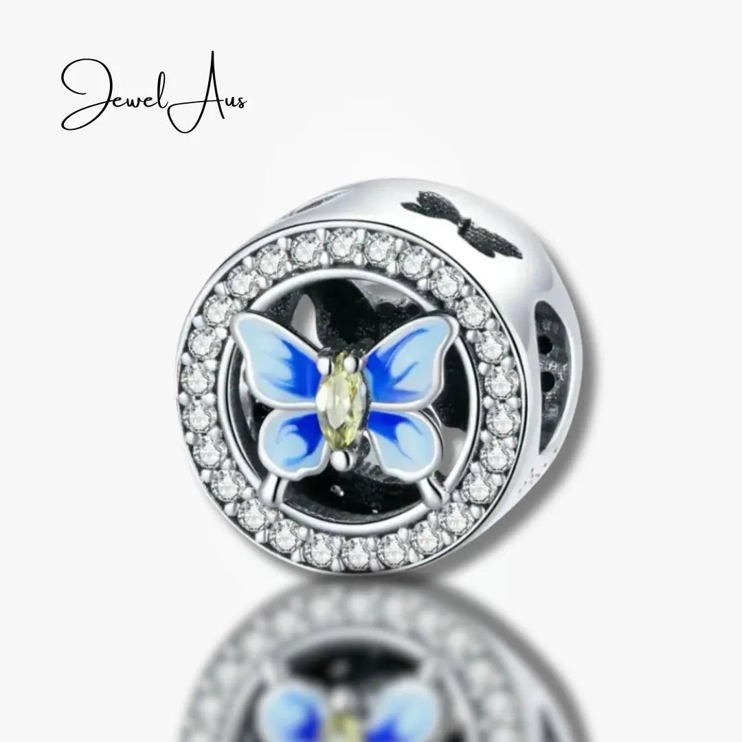 jewelaus CHARMS Blue Butterfly Charm
