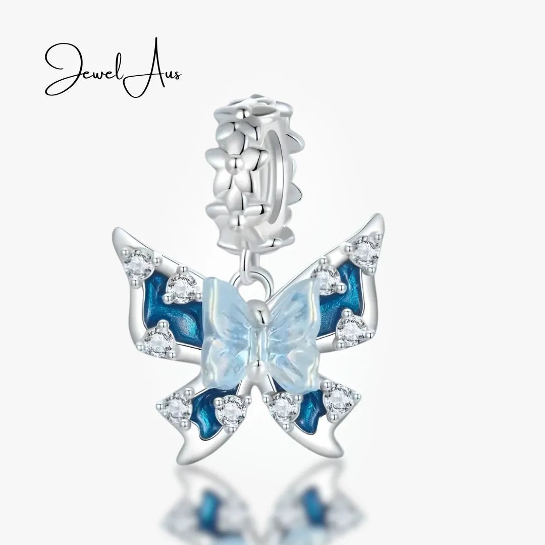 jewelaus CHARMS Blue Butterfly Charm
