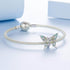 jewelaus CHARMS Blue Butterfly Stopper Charm