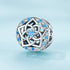 jewelaus CHARMS Blue Crystal Flower Charm