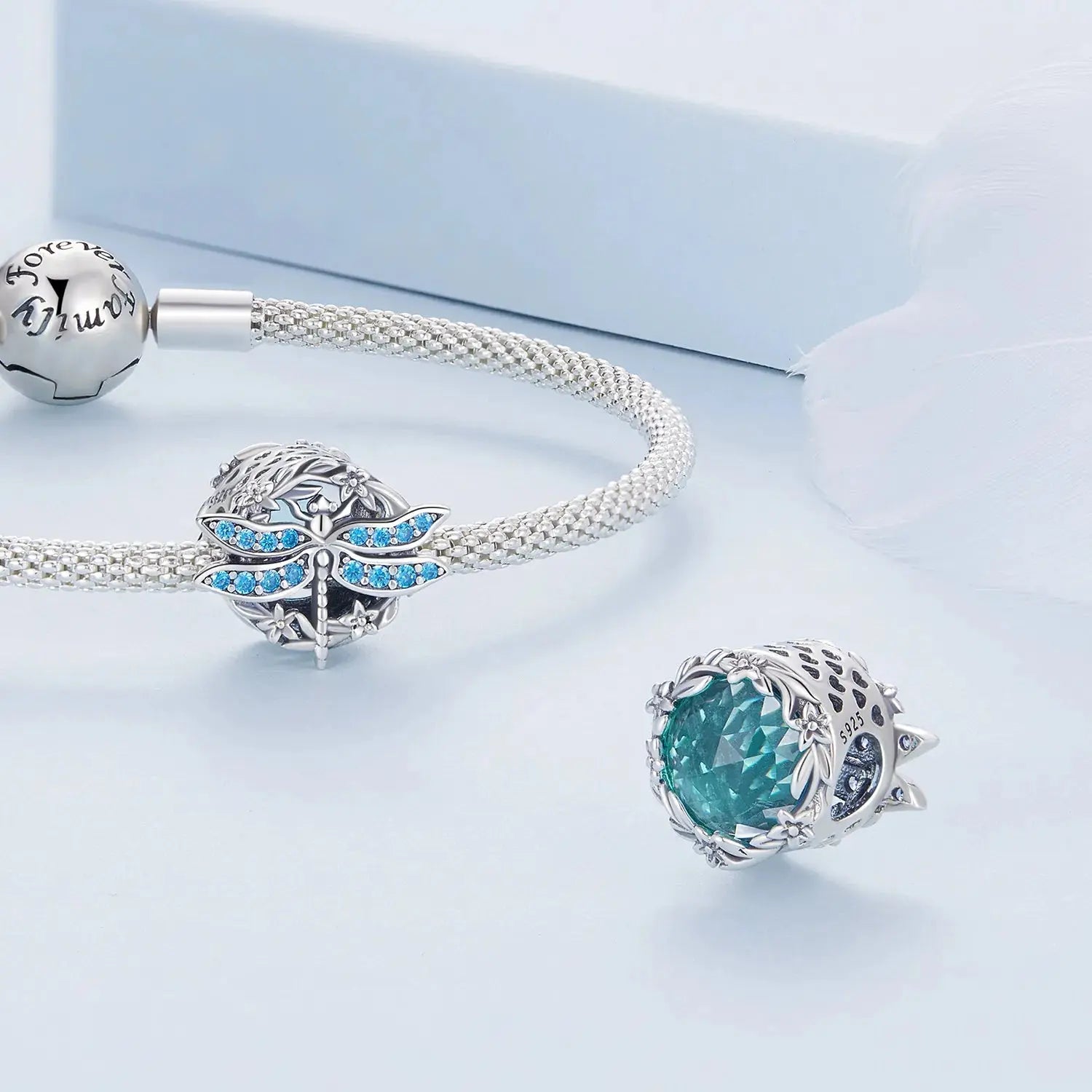 jewelaus CHARMS Blue Dragonfly Charm