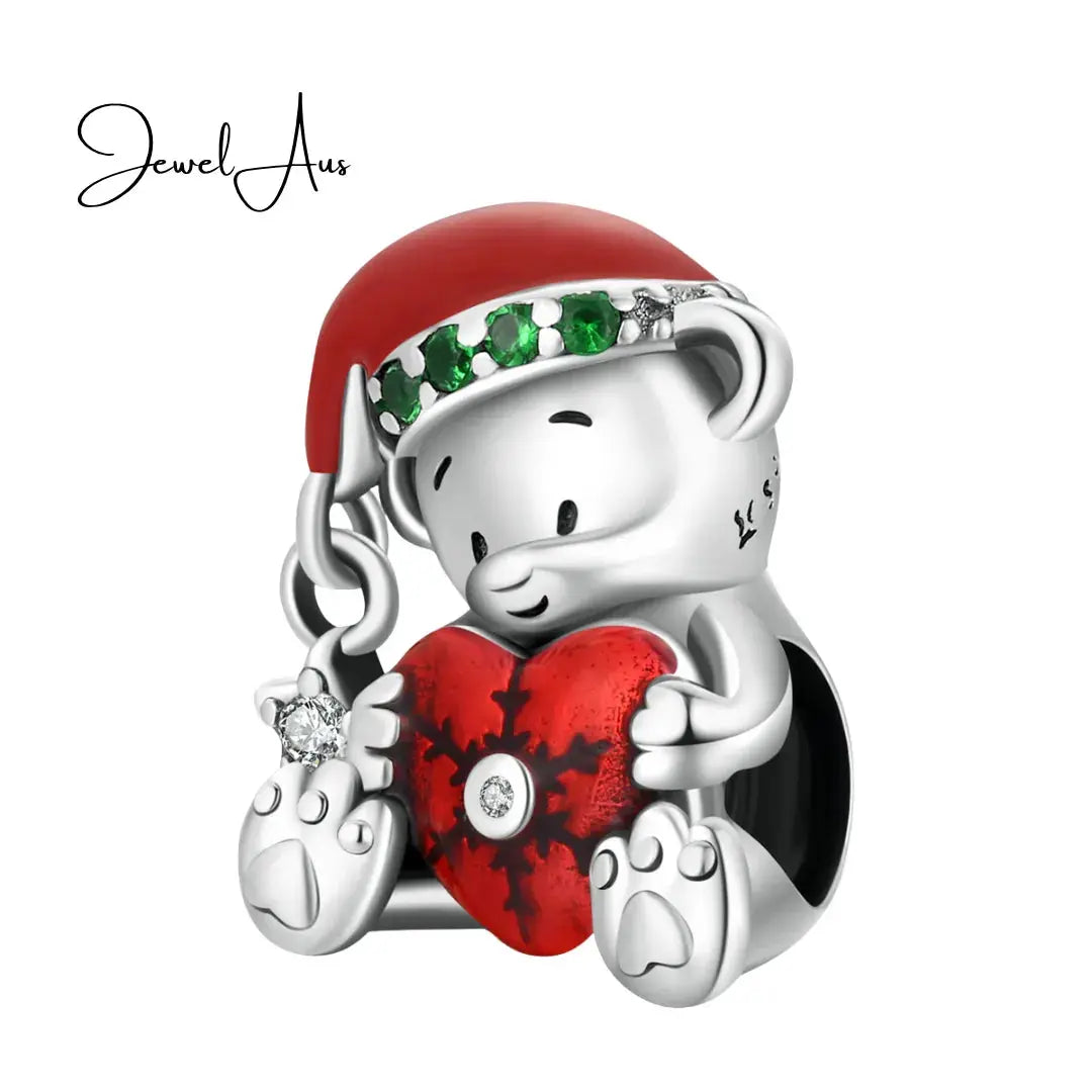 jewelaus CHARMS Christmas Teddy Charm