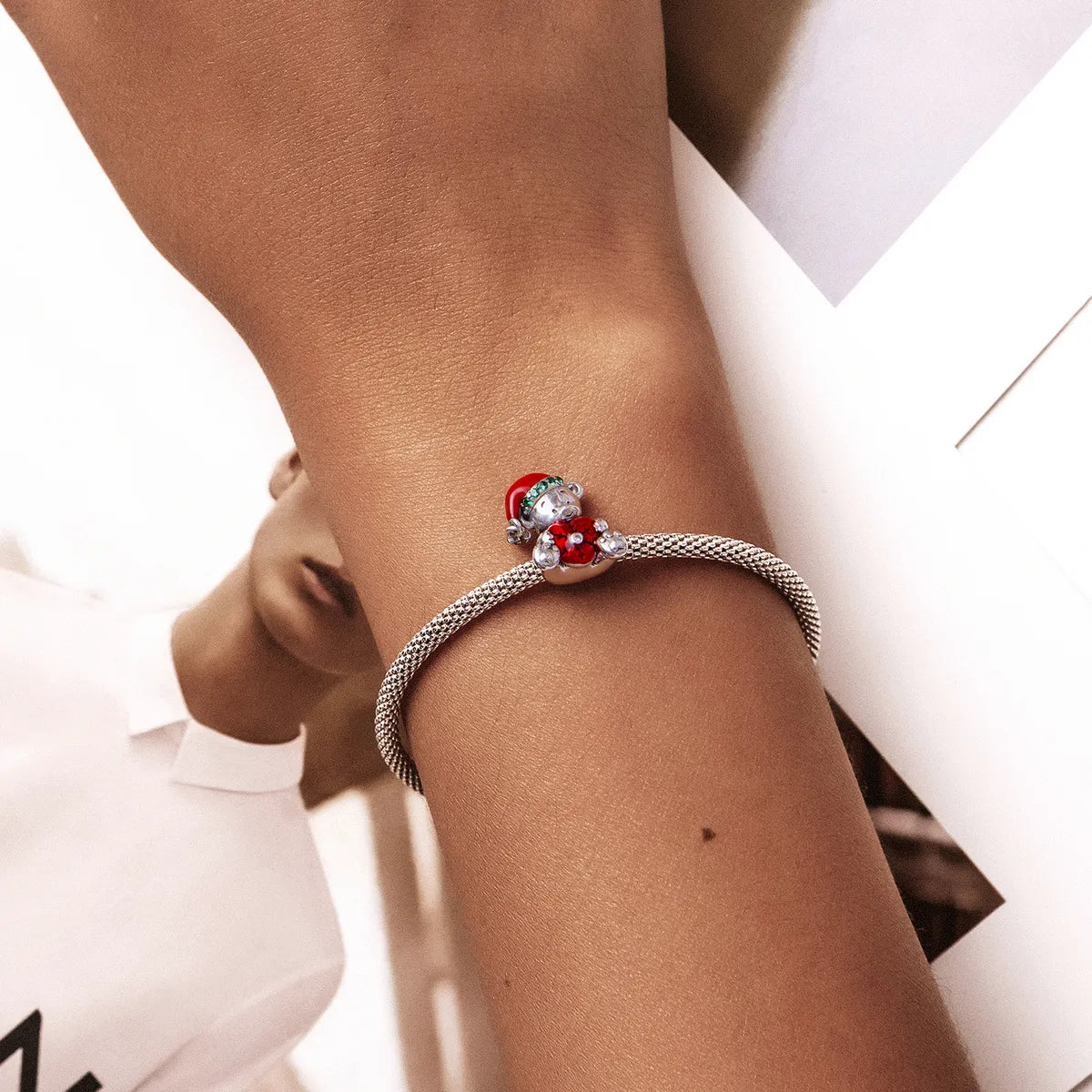 jewelaus CHARMS Christmas Teddy Charm