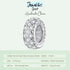 jewelaus CHARMS Clear Gem Stopper charm