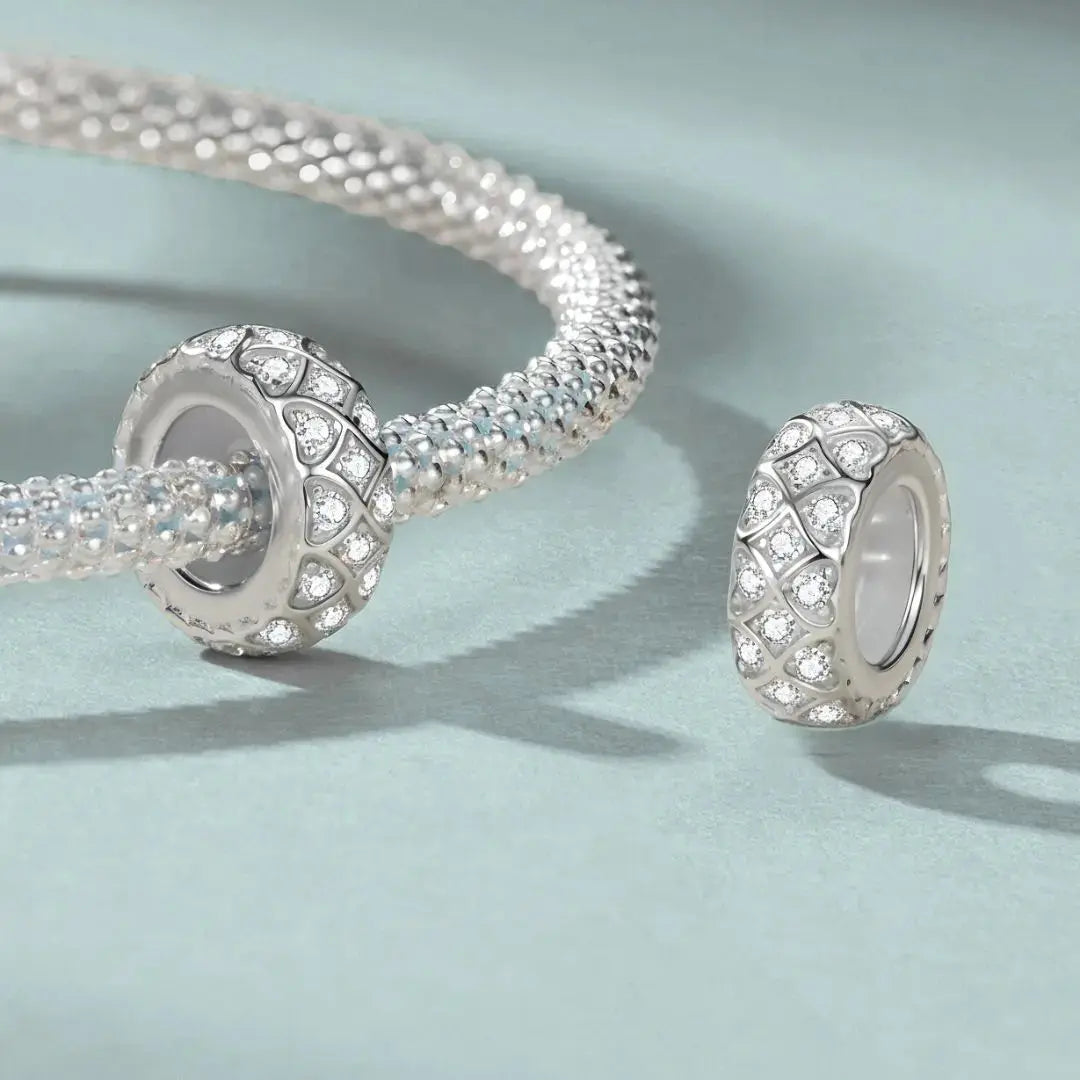 jewelaus CHARMS Clear Gem Stopper charm
