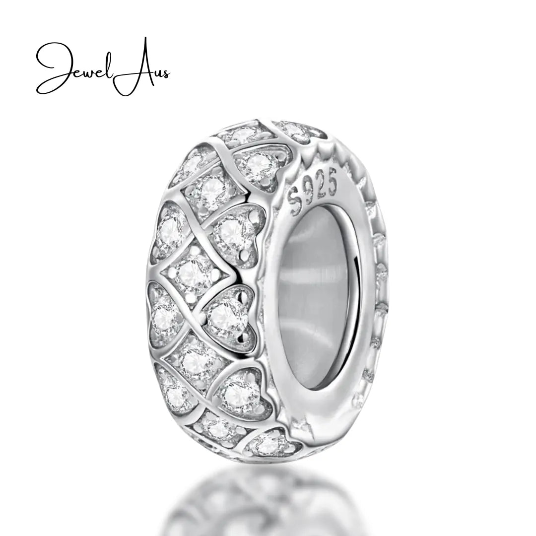 jewelaus CHARMS Clear Gem Stopper charm