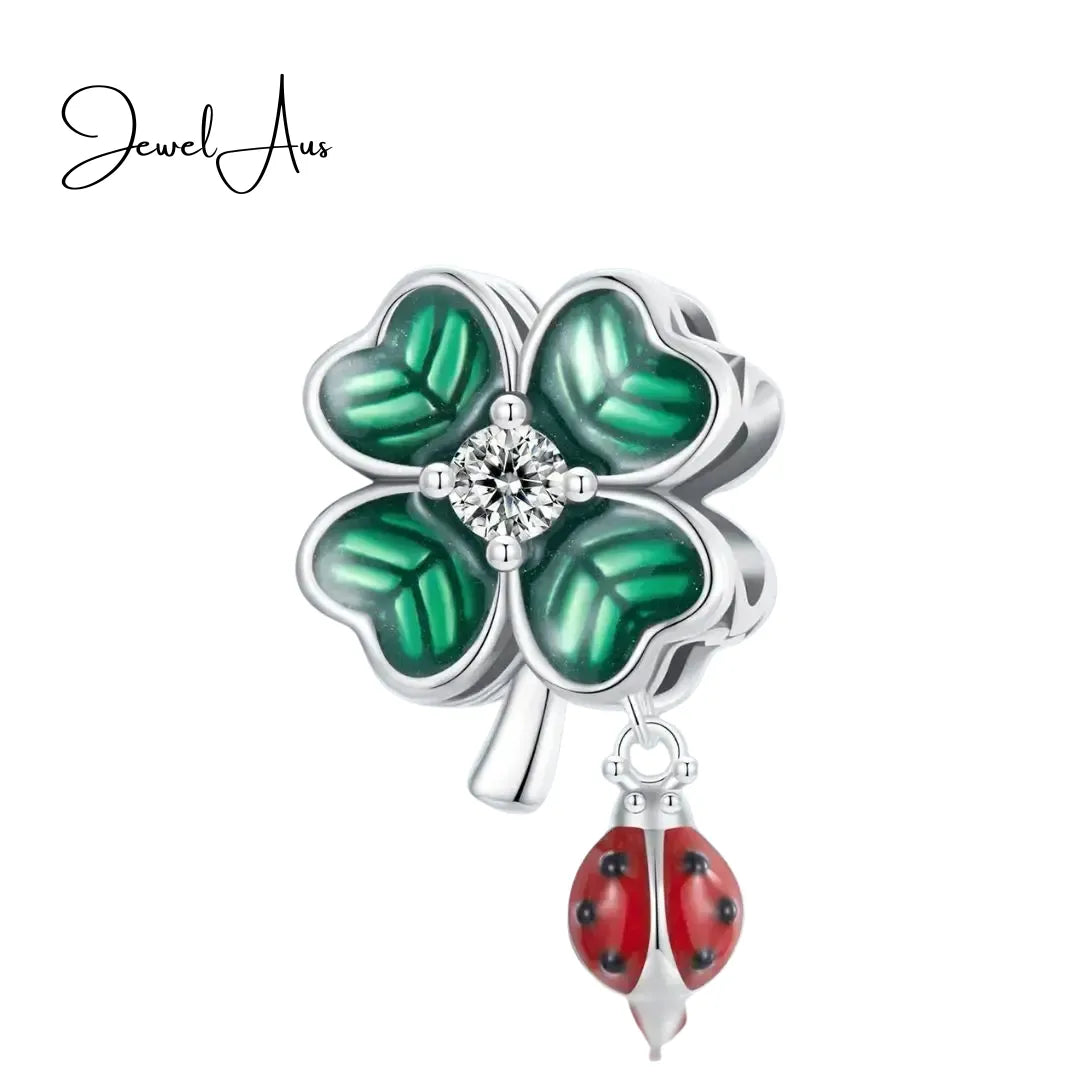 jewelaus CHARMS Clover Lady Bug Charm