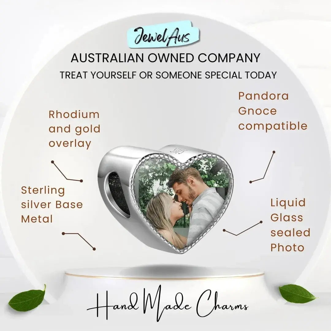 jewelaus CHARMS Custom Photo Bracelet Charm