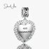 jewelaus CHARMS Custom Photo Heart Bracelet Charm